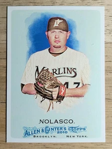 Topps Allen and Ginter #332 2010 Ricky Nolasco SP - Imagen 1 de 2