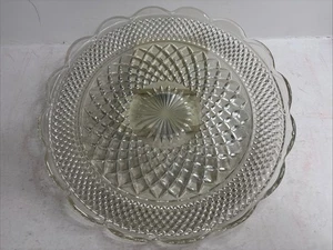 Bandeja para tartas Anchor Hocking Wexford 14" plato para servir excelente estado - Imagen 1 de 6