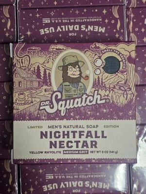 Dr. Squatch Nightfall Nectar  Ltd Ed. Natural Bar Soap Medium Grit - Image 1 of 3