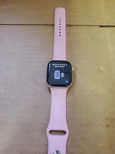 Apple Watch Series 10 46mm GPS Cell Rose Gold Case Light Blush Band Unlocked - Photo 1 sur 7
