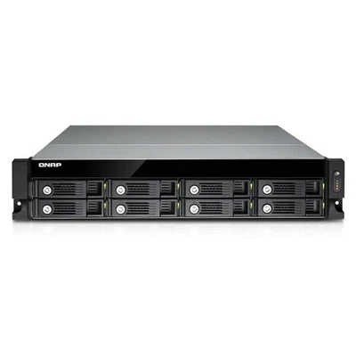Qnap TS-871U-RP-i5 Nas 32GB RAM Cache SSD 2X 480GB HDD X 8 1 TB Rack 2U Gigabit - Image 1 of 4