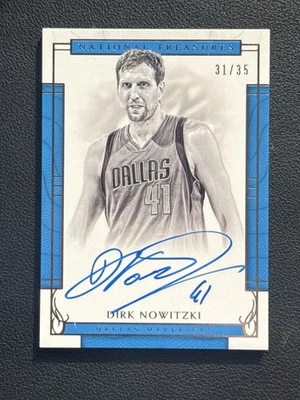 2016-17 Panini National Treasures Signatures Auto 31/35 Dirk Nowitzki #51 - Image 1 of 2
