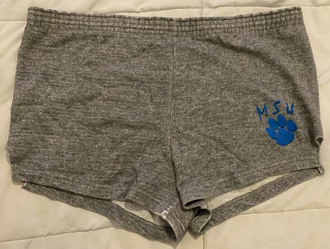 Vintage 80s 90s MSU Memphis State University Tigers Gym Shorts Men’s 38” Paw USA Cover