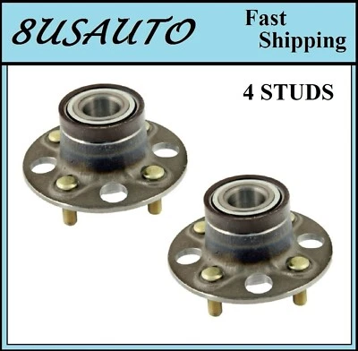 Conjunto de rolamento de cubo de roda traseira compatível com Honda Insight 2010-2014 (par) - Imagem 1 de 3