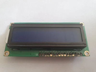 LCD Display 16x2 Zeichen Modul 1602A, blaues Backlight für Arduino, AVR - Bild 1 von 2