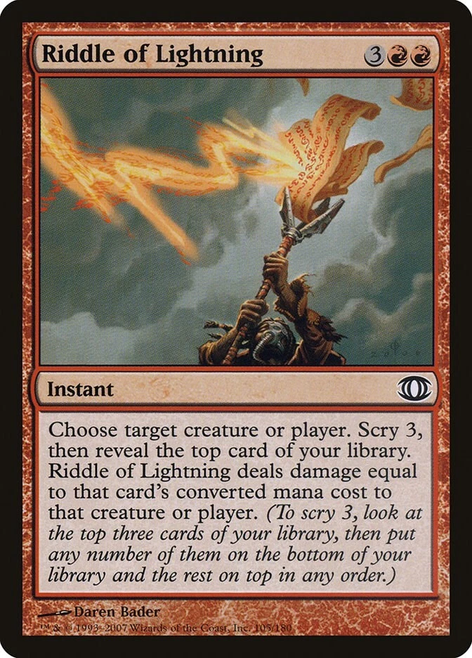Future Sight Riddle of Lightning MTG Magic the Gathering NM - Image 1 of 1