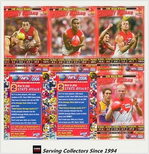 2006 AFL Teamcoach Trading Cards How To Play Team set Sydney (10)