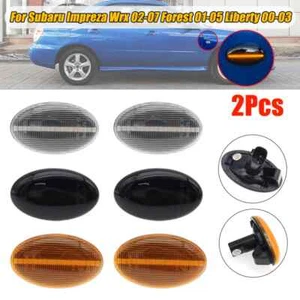 2x Car Turn Signal Light Side Marker Light For Subaru Impreza Wrx Forest Liberty - Picture 1 of 16