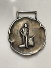 Vintage RZADKI zegarek Fob - Sterling Top Boots - Man Stepping Over Boot Logo
