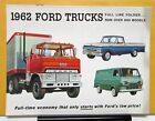 1962 Ford Truck Pickup Econoline Falcon Series F C B P T H Full Line Sales Broch