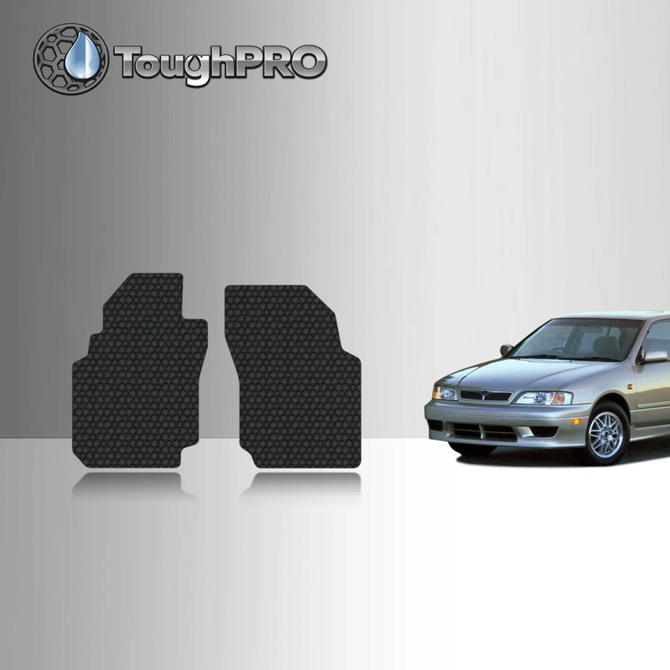 ToughPRO Front Mats Black For Infiniti G20 All Weather Custom Fit 1999-2002 - Image 1 of 4