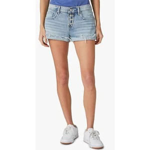 Lucky Brand Womens 18/34 Mid Rise Denim Boy Short - Picture 1 of 10