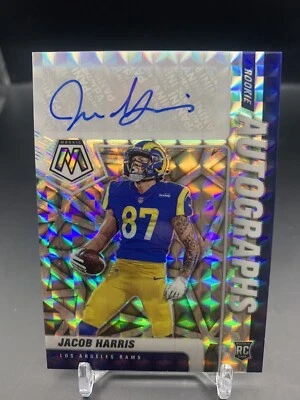 2021 Mosaic Jacob Harris Rookie RC Auto Silver Mosaic Prizm #RA-38 Rams - Image 1 of 2
