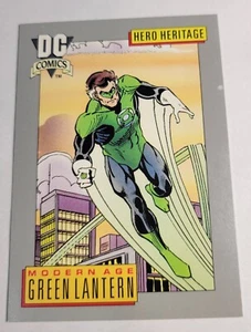 1992 DC Comics Card #9 Green Lantern Modern Age Hero Heritage Trading Vintage - Picture 1 of 3