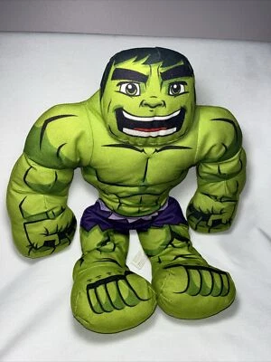 "Muñeco de peluche parlante The Incredible Hulk 2012 Marvel Hasbro 16""" Foto 1 de 4