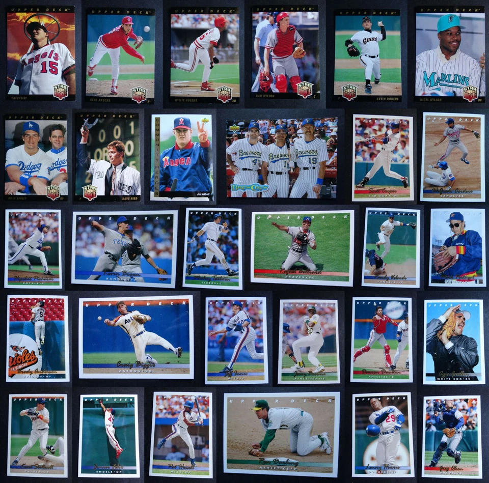 1993 Upper Deck Baseball Cards Complete Your Set You U Pick From List 1-240 - Image 1 of 1