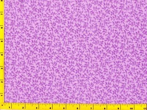 Dunkellila Blattzweige auf heller lila Meterware CSHLEA04710 - Bild 1 von 1