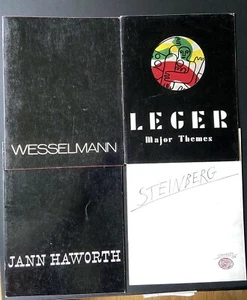 4 catalogs, Wesselmann, Leger, Steinberg, and Haworth Sidney Janis Exhibitions - Picture 1 of 1