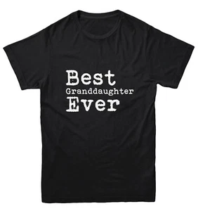 Best Granddaughter Ever - Grandpa Grandma Birthday Gift Youth T-Shirt - Picture 1 of 20