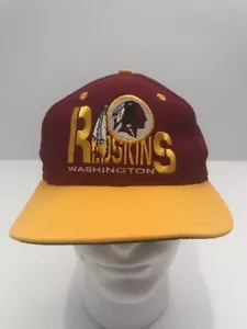 De Colección Nuevo Sin Etiquetas Deadstock Washingon Redskins Sombrero Snapback De Fútbol Americano de la NFL Años 90 - Imagen 1 de 6