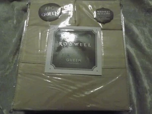 Beige Queen Sheet Set  Soft Bed 4 Piece Machine Washable Deep Pockets NEW! - Picture 1 of 2