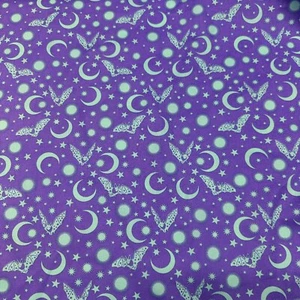 18" x 21" seltener Fat Quarter FQ Tula Pink De La Luna Batty Stoff OOP - Bild 1 von 4