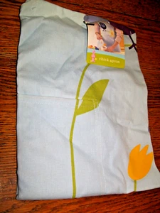 EASTER APRON Cotton Apron CHICK Springtime Floral NEW WITH TAGS - Picture 1 of 2