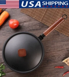 5-star chef Non Stick Frying Pan Cast Iron Steak Skillet BBQ Oven Cookware - Picture 1 of 14