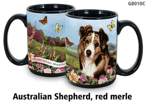 Taza de fiesta de jardín - Pastor australiano Merle rojo - Imagen 1 de 1