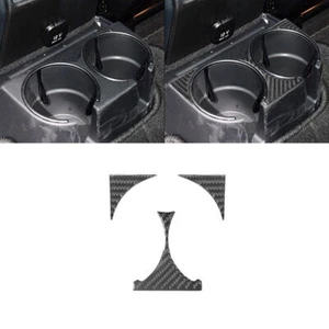 For Mercedes G-Class G350/G500 2013-2018 Carbon Fiber Rear Cup Holder Cover Trim - Picture 1 of 12
