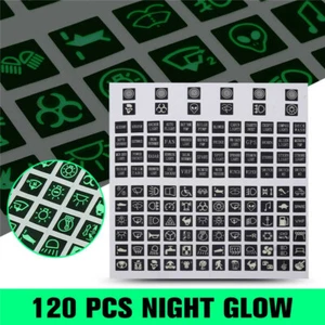 120pcs Circuit Panel Stickers Rocker Switch Label Decal Car Marine Boat Luminous - Picture 1 of 11