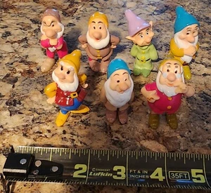 Vintage 1993 Mattel Disney Schneewittchen und die sieben Zwerge (8er Set) - Bild 1 von 5