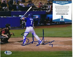 Brandon Nimmo Signed Autographed 8x10 Photo Beckett COA New York Mets - Picture 1 of 1