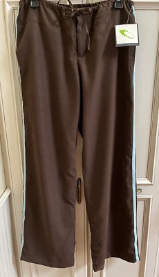 Pantalones Tek Gear Nuevos con Etiquetas Talla M Marrón Forrado Softshell Tobillo Ancho Pierna Recta Pista  Foto 1 de 4