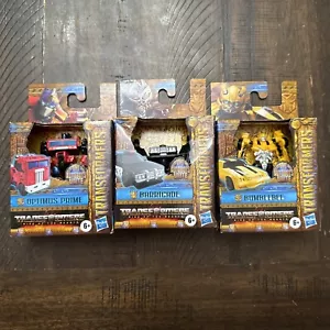 Transformers Rise of the Beasts Autobots Unite BUMBLEBEE OPTIMUS PRIME BARRICADE - Picture 1 of 2