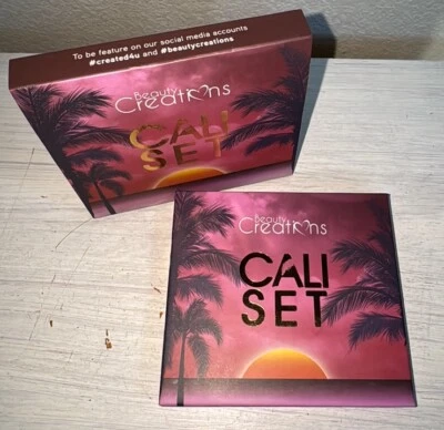 Cali Set Beauty Creations Eyeshadow Palette Set Cruelty Free NEW - Image 1 of 4