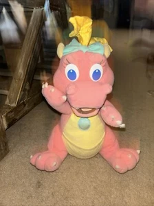 Vintage 1999 Playskool Pink Dragon Tales Hasbro Cassie 12" Plush Stuffed Girl - Picture 1 of 5
