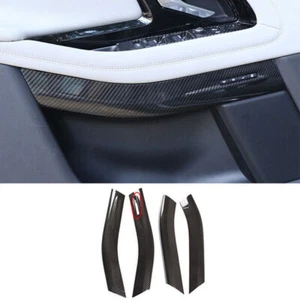 Cubierta de panel decorativa de puerta interior de fibra de carbono para Range Rover Evoque 2020-23 GL - Imagen 1 de 6