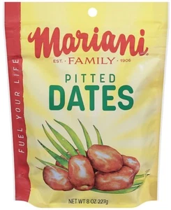 MARIANI PITTED DATES 8oz Bag Dried Fruit | FACTORY SEALED - Picture 1 of 4