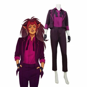 Cosplay She Ra And The Princesses Of Power Catra Costume Halloween Suits Outfits - Picture 1 of 9