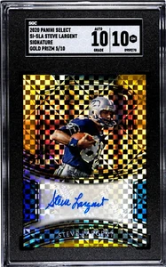 2020 Select Steve Largent Autograph GOLD - Seattle Seahawks Card #05/10 SGC 10 - Bild 1 von 2