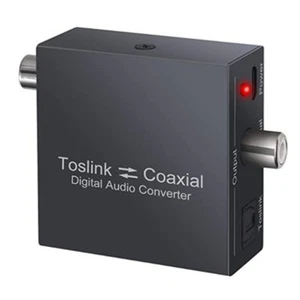 Convertitore Coassiale Bidirezionale, Toslink Ottico SPDIF un Toslink Coass1344 - Foto 1 di 1