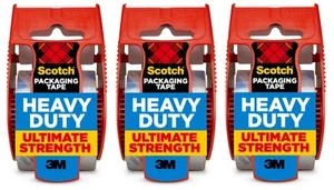 Scotch strapazierfähiges Versand Verpackungsband, 2 x 800 - transparent (3 Bänder) (1, transparent) - Bild 1 von 9