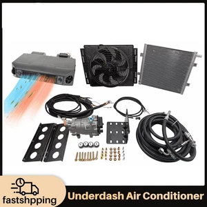 12V Cool&Heat Electric Universal Underdash Air Conditioner DC Auto Car A/C Kit - Foto 1 di 18