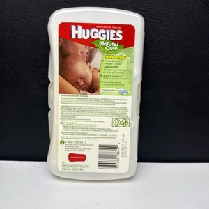 Vintage Huggies Baby Wipes Plastic Travel Size Container Sealed Diaper Bag Size - Picture 1 of 3