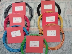 Kabel flexibel, 1.5mm2, Kfz, Wohnmobilausbau, 7 versch. Farben, ges. ca 58 lfm, - Bild 1 von 1