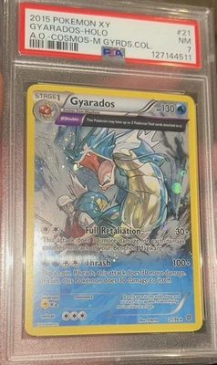 GYARADOS 21 XY Ancient Origins 2015 Cosmos Holo PSA 7 Pokemon NEW CERT - Image 1 of 2