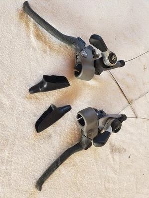 Shimano Mountain BL-M451 ~ LX 7 Speed Brake/Shift  XAGE Levers 22.2 mm Clamp - Image 1 of 4