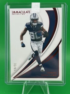 Ceedee Lamb 2024 Immaculate Red Card Dallas Cowboys 32/65 #7 - Bild 1 von 2