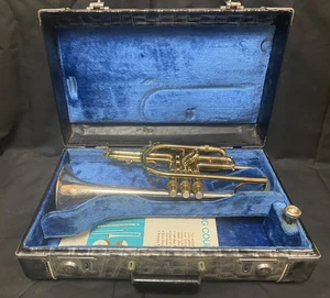 VINTAGE!! Late 50s/early 60s King H. N. White Silver Sonic Cornet. - Picture 1 of 9